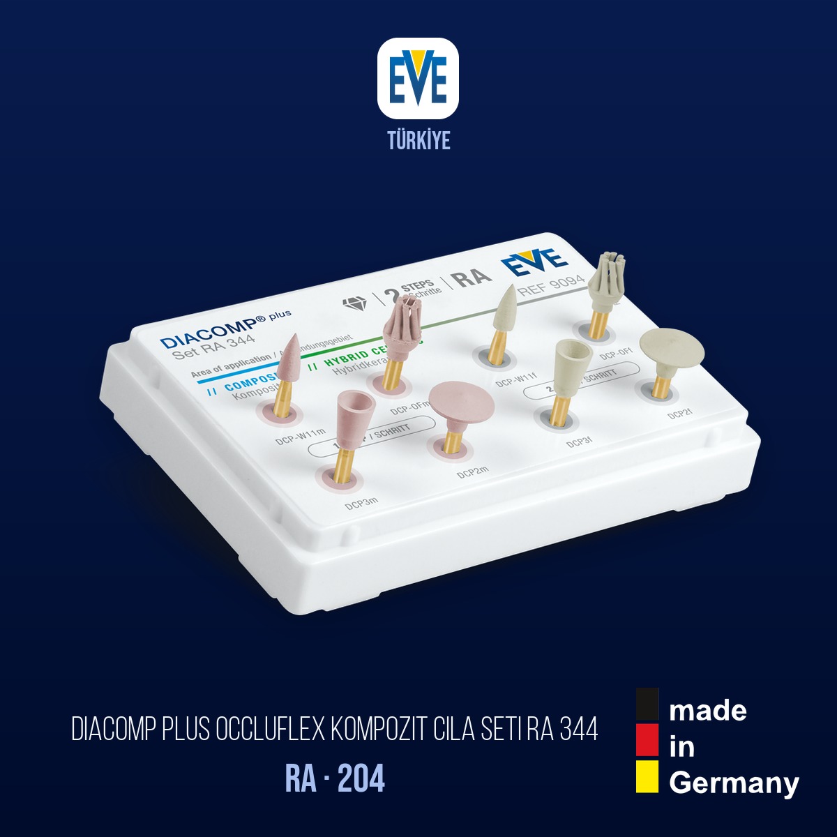 Diacomp Plus Occluflex Kompozit Cila Seti RA 344 · EVE